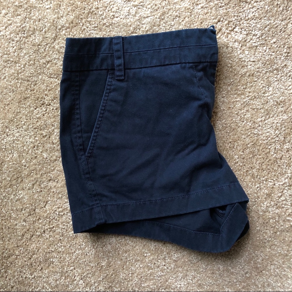 J. Crew chino shorts navy size 6 - Picture 3 of 6